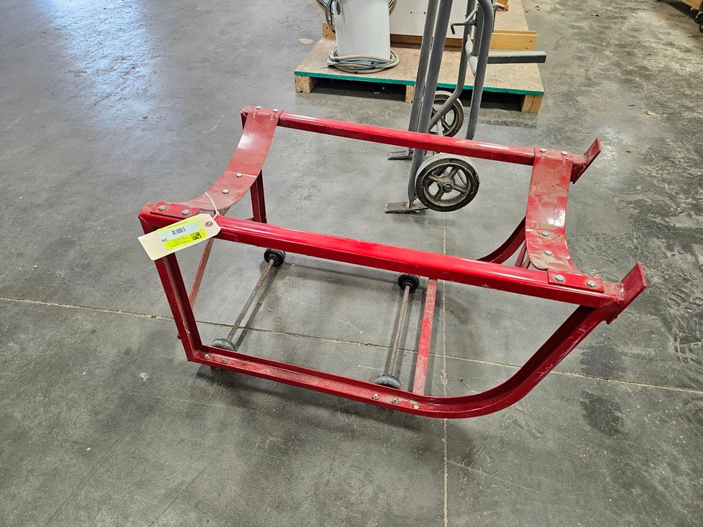 Metal Barrel Cart, 32"x19"
