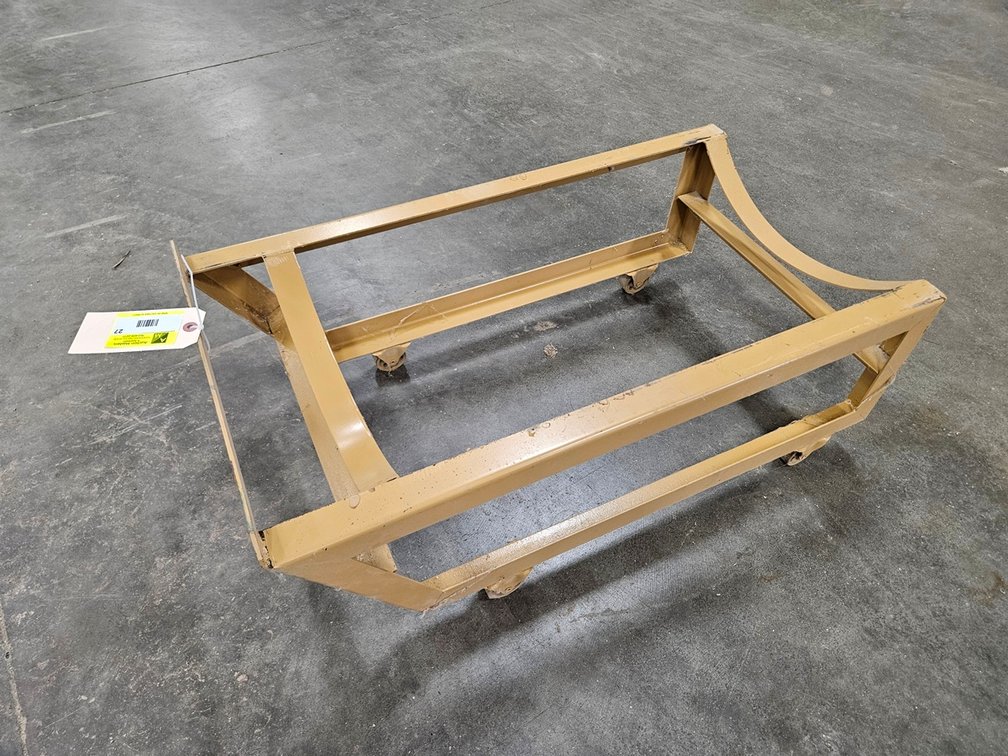 Metal Barrel Cart, 32"x18"