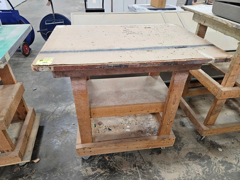 Wood Shop Cart, 40"x28"x38"