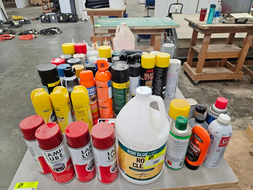 Assorted, Glue, Lube, Shop Supplies