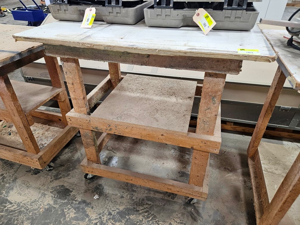 Wood Shop Cart, 42"x30"x43"