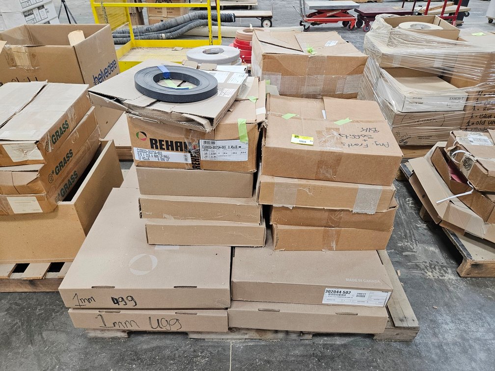 Pallet Assorted Edge Banding Rolls