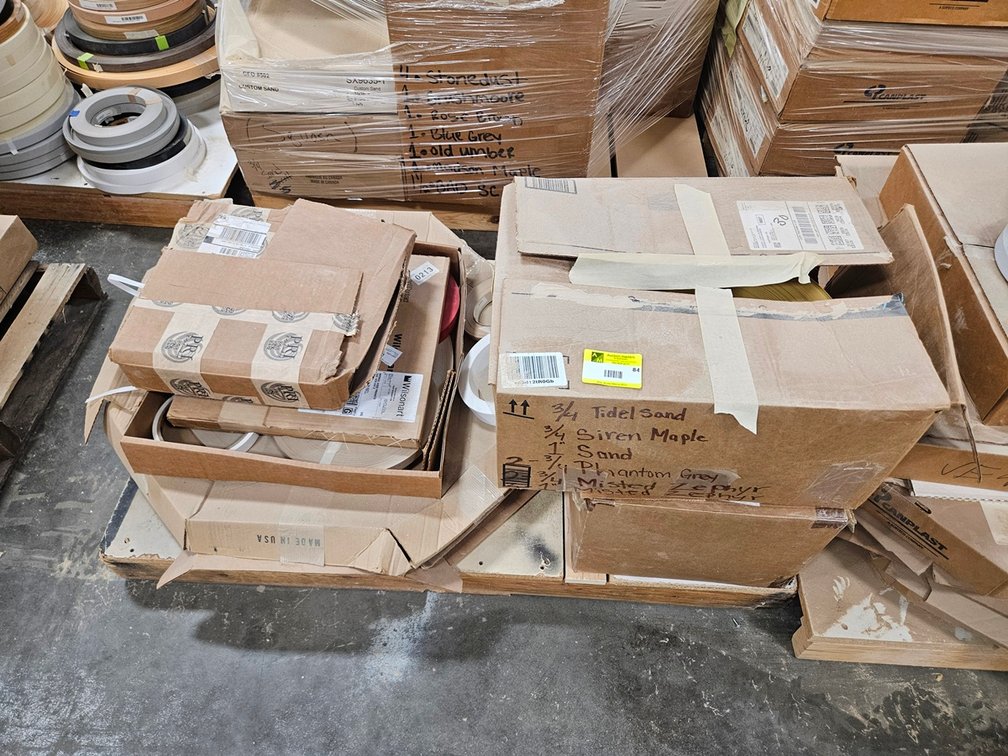 Pallet Assorted Edge Banding Rolls
