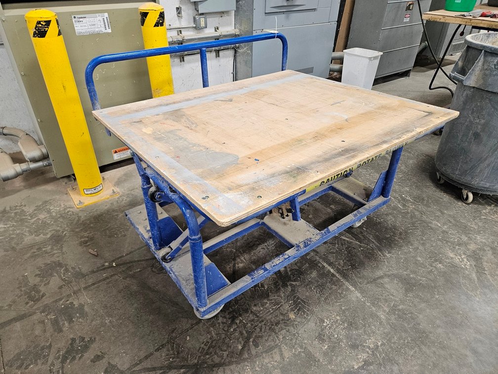 Shopcarts Sheet Panel Adjustable Cart, 49"x42"
