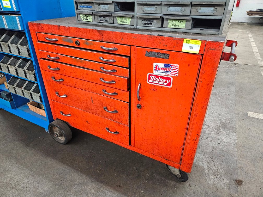 MBC Tool Chest on Wheels, 45"x24"x36"