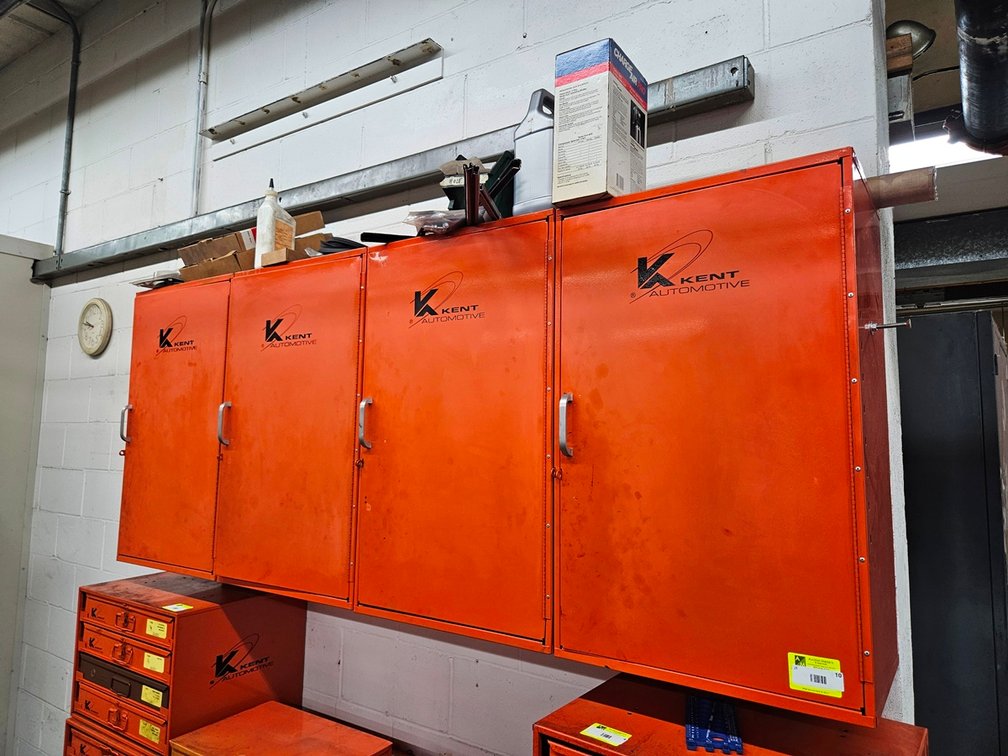 4 Kent Wall Cabinets 26"x15"x33" with Contents