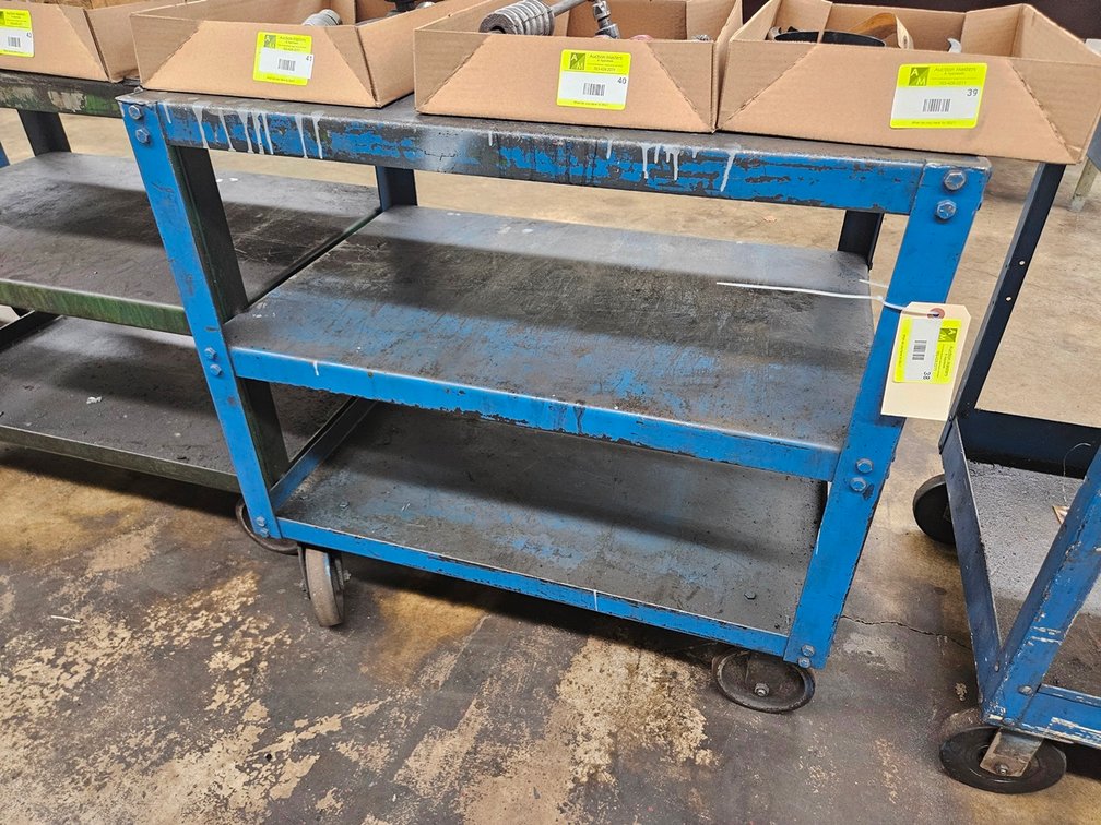 Metal Shop Cart, 36"x24"