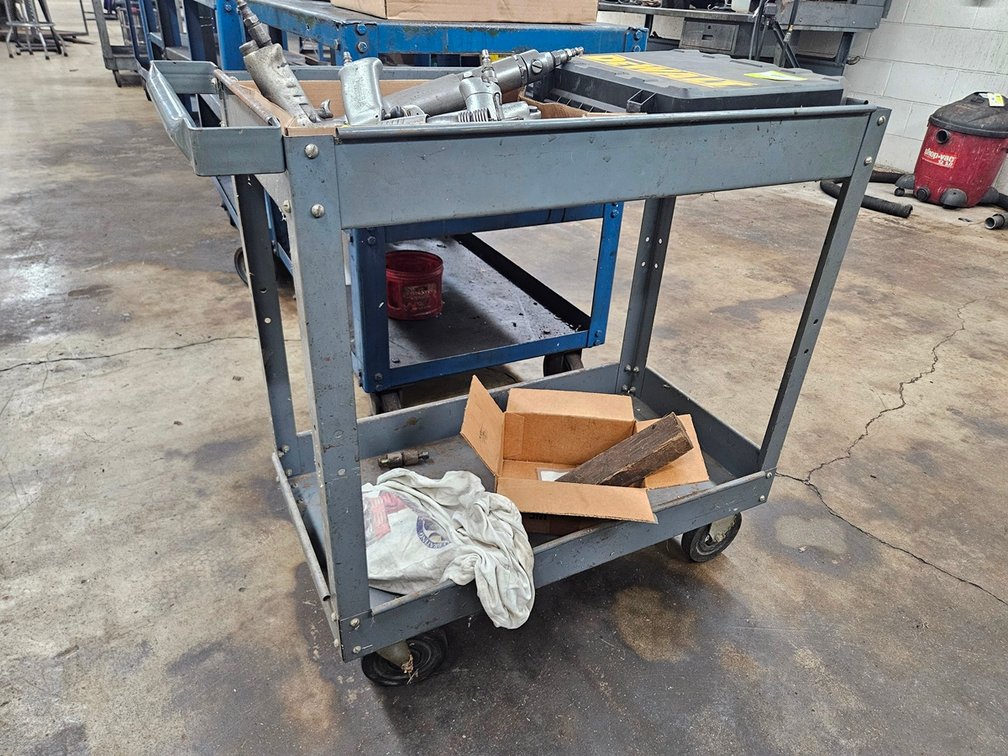 Metal Shop Cart, 33"x16"