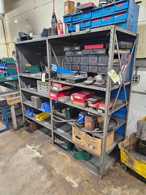 2 Metal 5 Tier Shelves, 36"x24"x64"