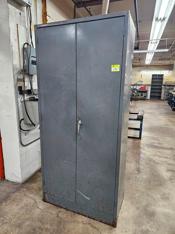 Metal 2 Door Storage Cabinet, 36"x18"x78"
