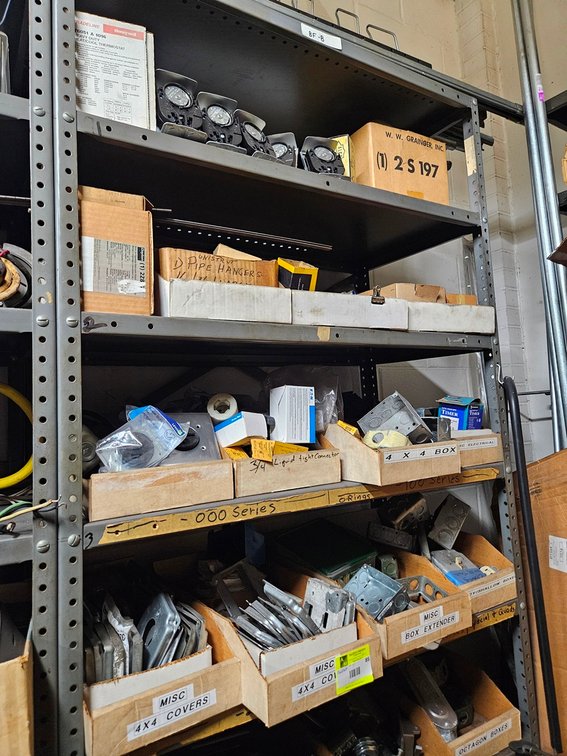 Contents of Shelf, Auto Related, Hardware, More