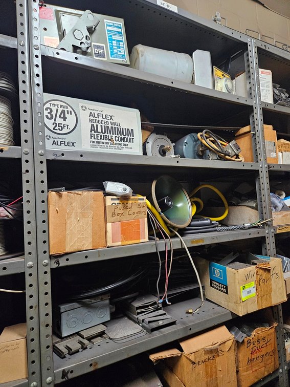 Contents of Shelf, Auto Related, Hardware, More