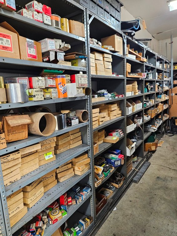 14 Metal Shelves, 36"x18"x86"