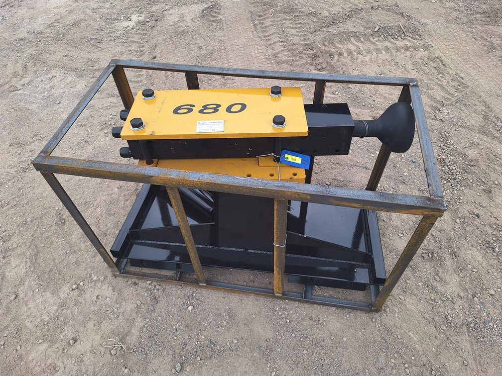2025 CFG Skid Steer Breaker, Model PD680-PZ, Serial PD680-PZ25052501G, Fits Skid Steer Loader, Top Type, Unused