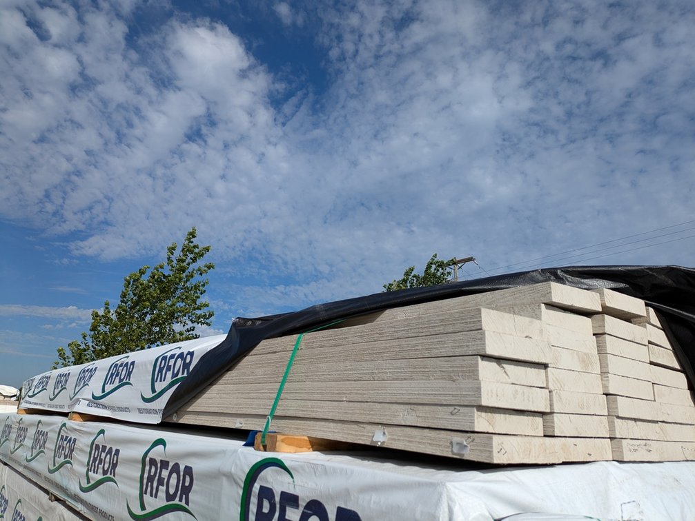 Premium Fascia Primed 2x8 PP Combed 4 Sides, KDHT FJ, 37 - 16' Pieces, 592 Linear Feet