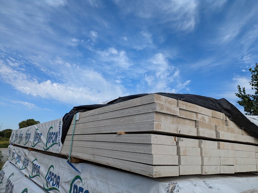 Premium Fascia Primed 1x6 PP Combed 4 Sides, KDHT FJ, 64 - 16' Pieces, 1024 Linear Feet