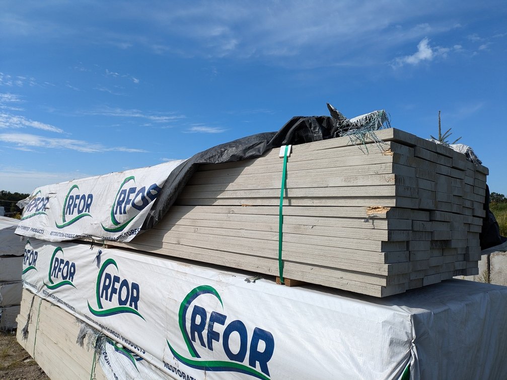 Fascia Primed 2x8 PP Combed 4 Sides, KDHT FJ, 96 - 16' Pieces, 1536 Linear Feet