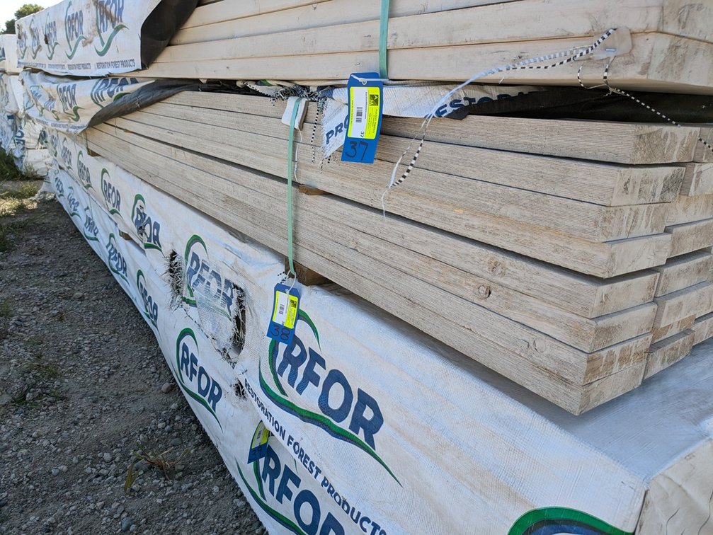 Fascia Primed 2x6 PP Combed 4 Sides, KDHT FJ, 64 - 16' Pieces, 1024 Linear Feet
