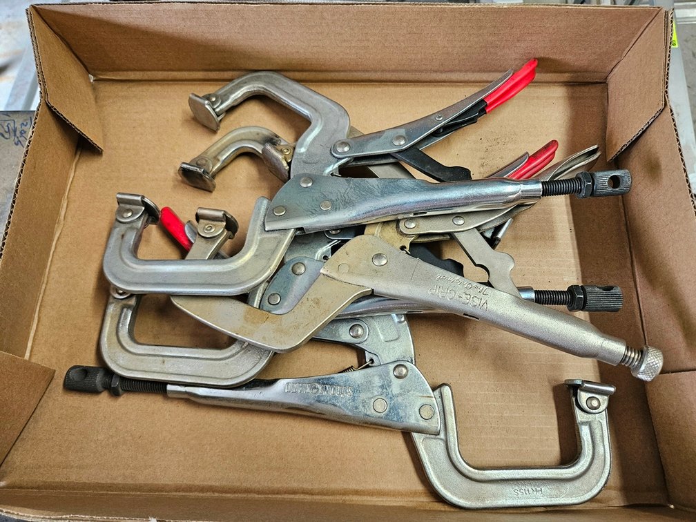 4 Assorted Clamps