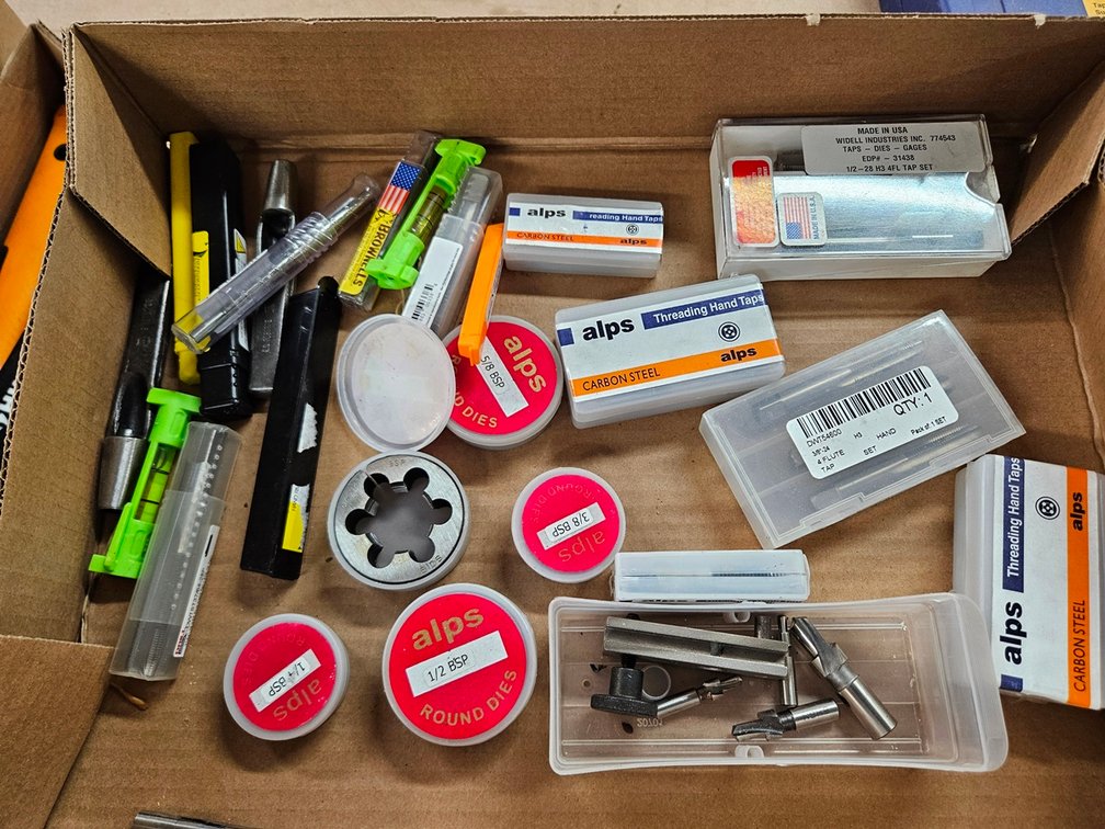 Assorted Tap and Die Tools