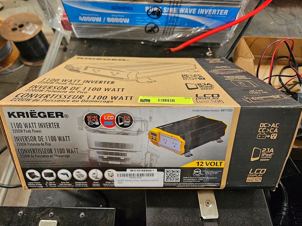 Krieger 1100 Watt Power Inverter