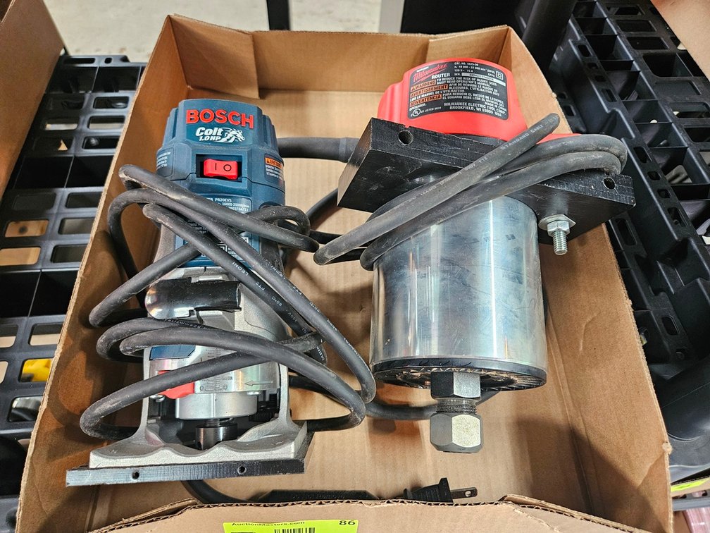 Bosch Colt 1 HP Router, Milwaukee Router
