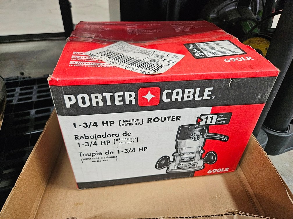 Porter Cable 690 LR Router, 1.75 HP, New in Box