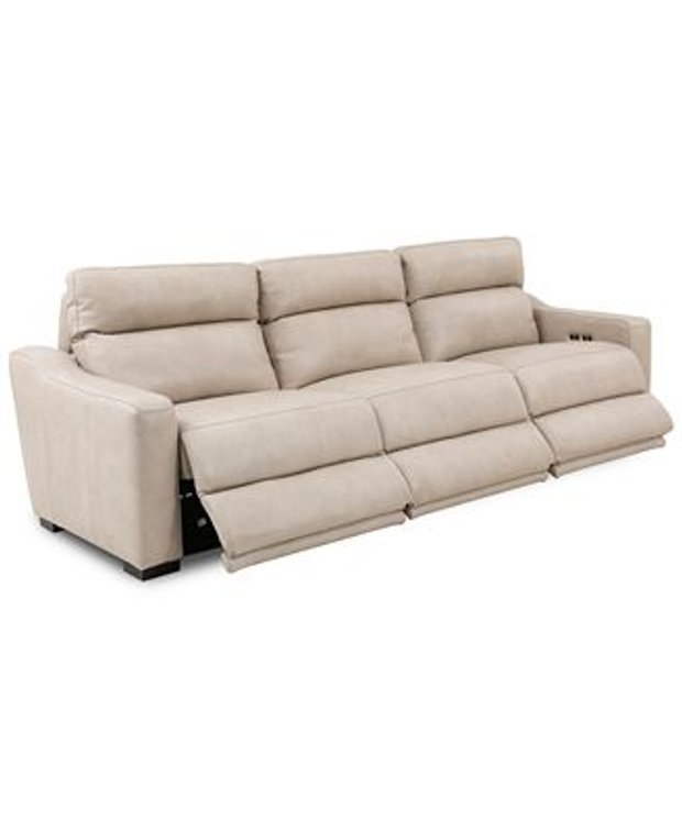 Macys Gabrine 3pc Power Reclining Sectional Online Retail: $4307