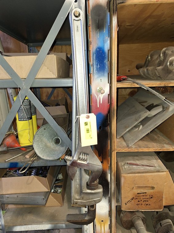 Aluminum 28" Pipe Wrench, Large Crescent Wrench