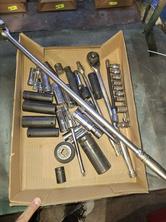 Assorted Ratchets and Sockets