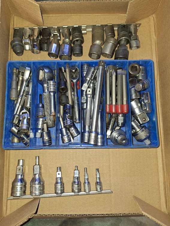 Assorted Ratchets, Sockets and More