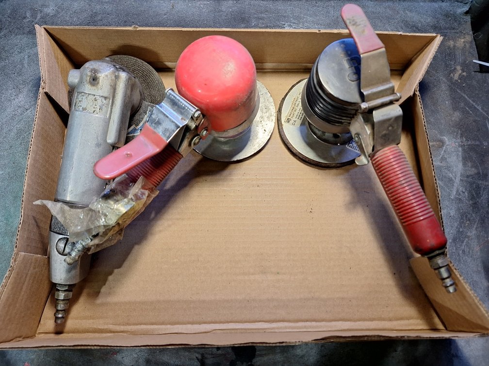 3 Pneumatic Grinders
