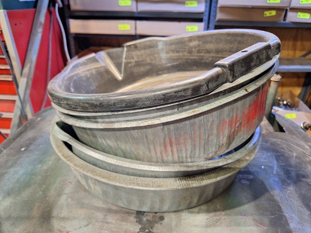 5 Assorted Drain Pans