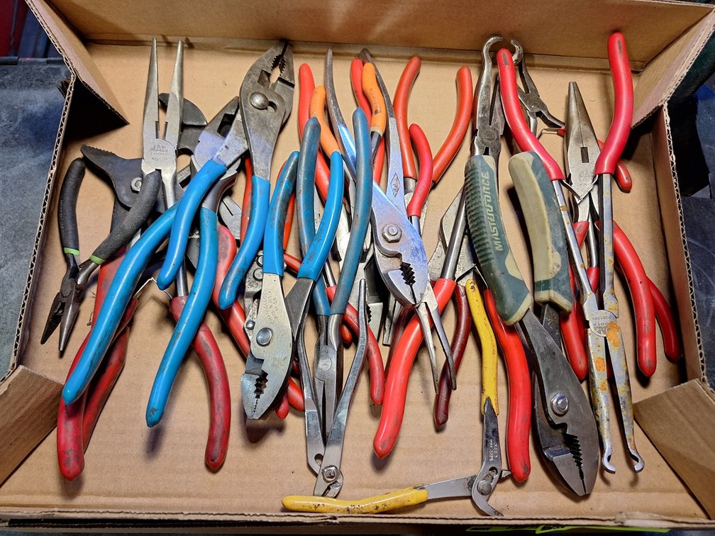 Assorted Pliers, More