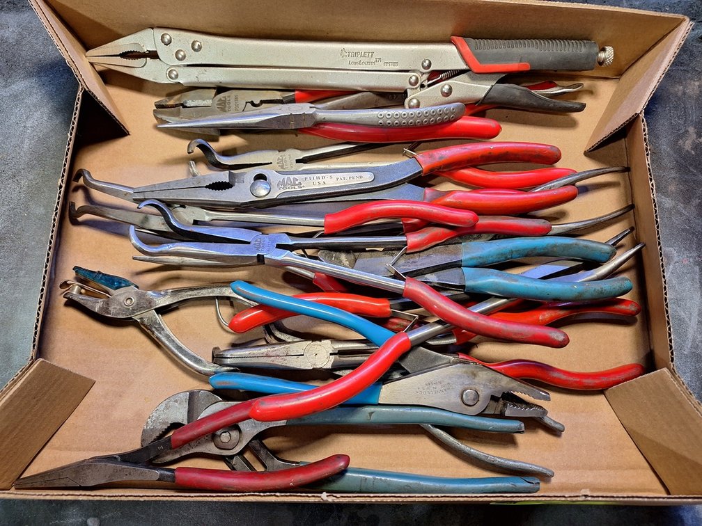Assorted Pliers, More