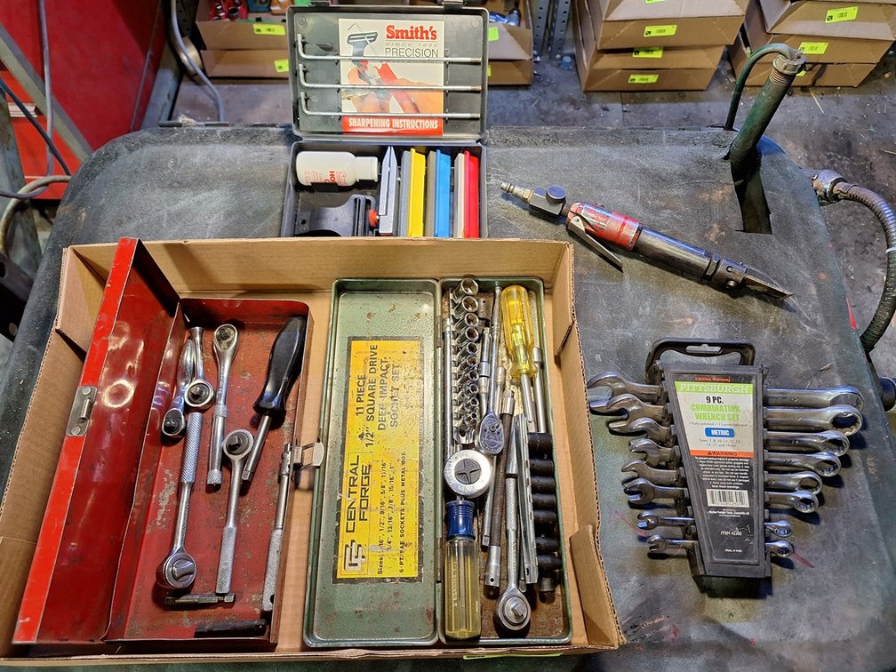 Assorted Wrenches, Sockets, More