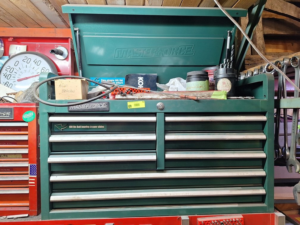 Masterforce Tool Chest, 36"x18"x22" with Contents