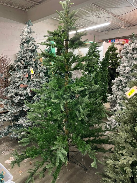 Artificial Tree with Lights, Approx. 8'