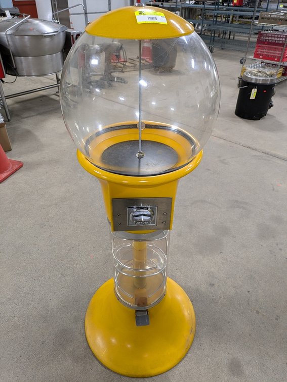 Beaver Gum Ball Machine, 22"x55"