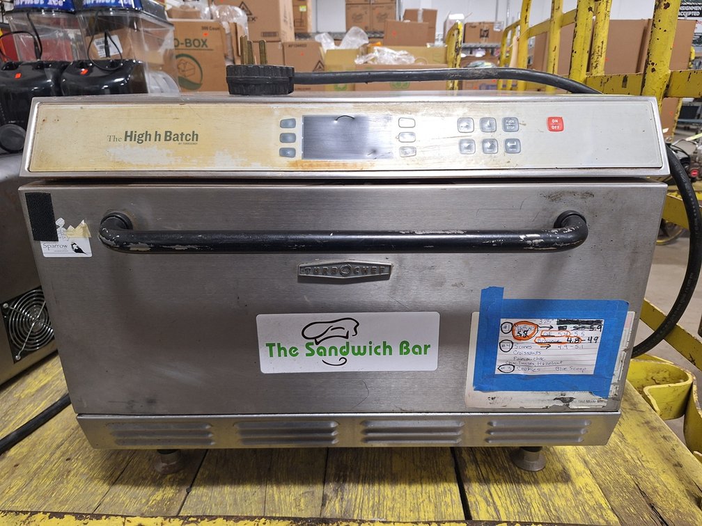 TurboChef The High Batch Rapid Cook Oven (damaged door), Model HHB, Serial HHBT-DOLL59, 25.75"x31.25"x20.5"