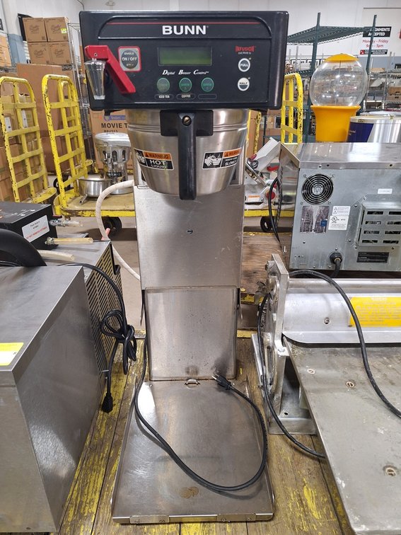Bunn Infusion Series Commercial Coffee Brewer, Model INFUSION, 12.5"x25.5"x21.25"