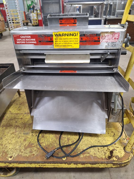 ACME Bench Dough Roller, Model MRS11, Serial 26188, 26"x25"x30"