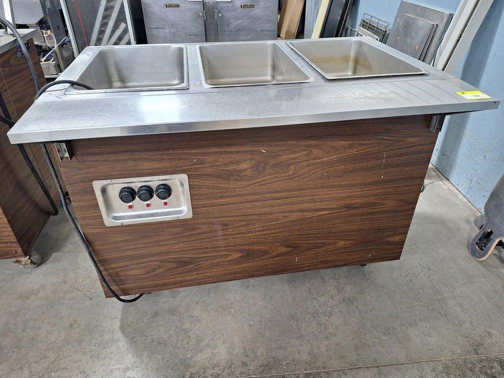 Commercial Hot Food Station, 46.25"x51"x34.75"