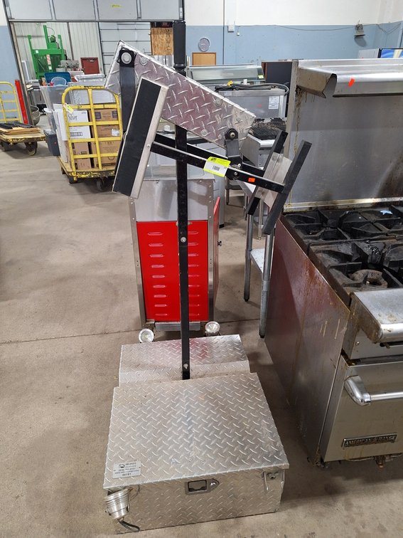 Velocity Sign Mobile Cart, 23.25"x34"x60.5"