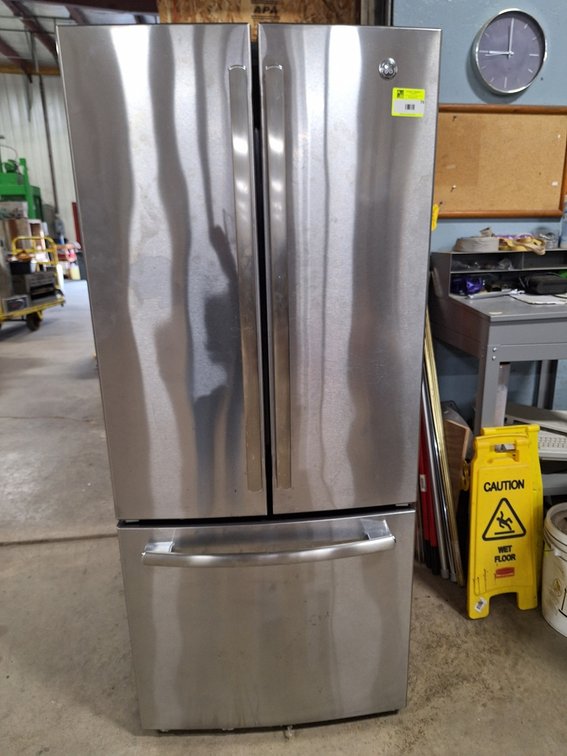 GE French Door Refrigerator, 30"x35"x69.75"