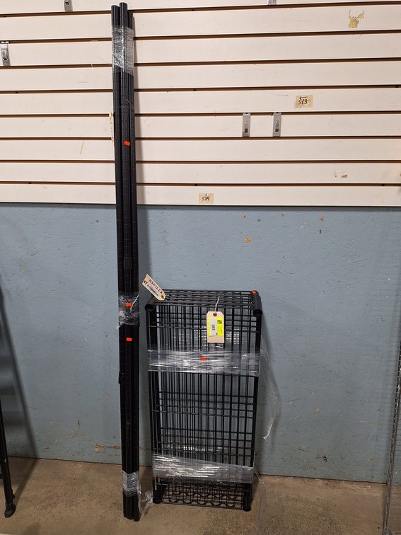 Wire Shelving with Poles