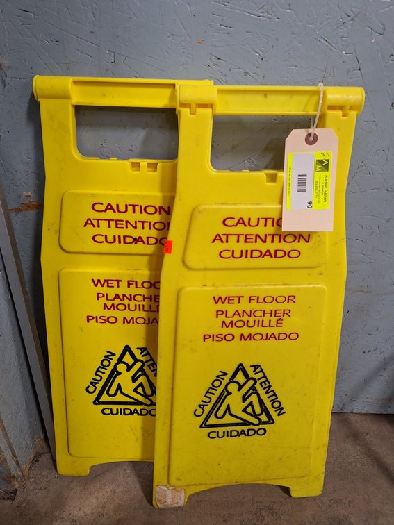 2 - Wet Floor Caution Signs