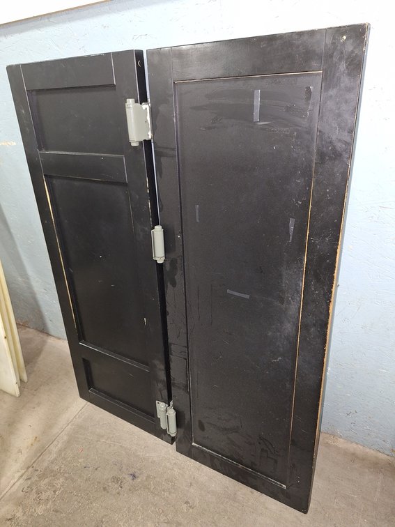 2 - Wood Cabinet Doors, 45"