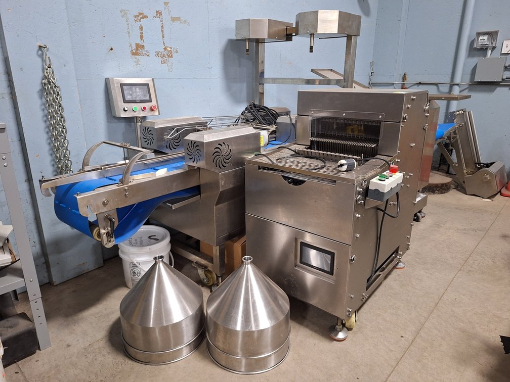 Two Row Pocket Bread Production Line (Crustless Sandwich Press Machine)
