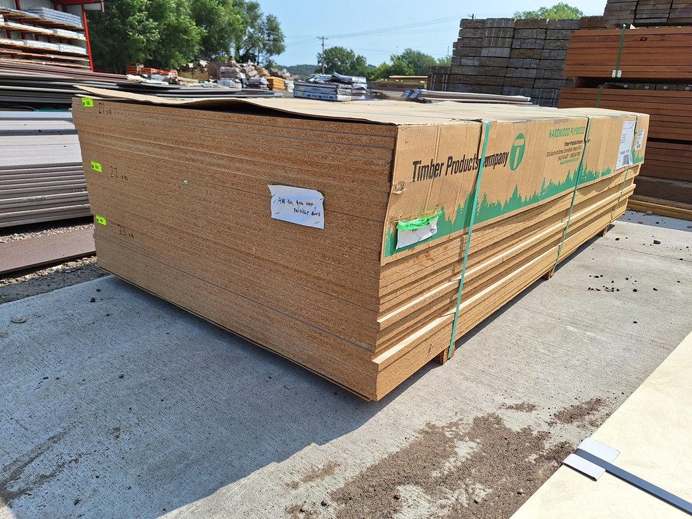 10 Sheets Red Oak Face Particle Boards, 4'x8'x3/4"